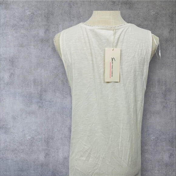 NWOT Vince Camuto Black and White Zigzag Tank Top - Picture 3 of 7